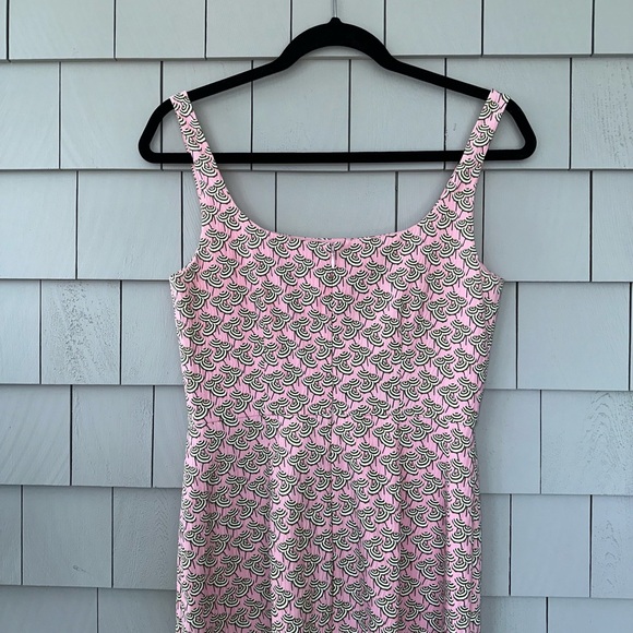 J.Crew Parasol Umbrella Print Pink Jacquard Tank Sheath Mini Dress Size 4 NWT - Picture 6 of 7